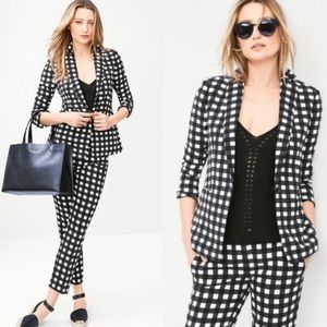 Banana Republic Gingham Blazer